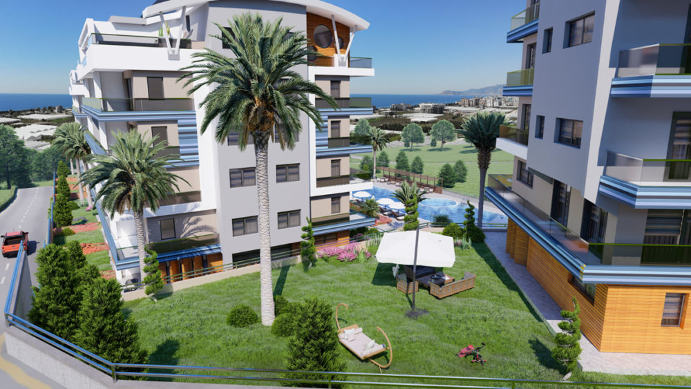 Luxury penthouses in Alanya – Eco Blue